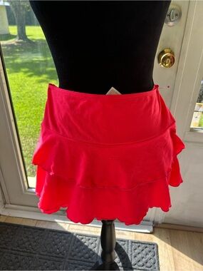 Cat & Jack Hot Pink Ruffled Tiered Mini Skirt
